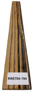 Preview: Griffbrett Weißes Ebenholz, 720x72x9mm Einzelstück #0194