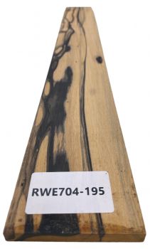 Preview: Griffbrett Weißes Ebenholz, 700x84x10mm Einzelstück #195