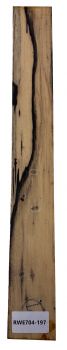 Griffbrett Weißes Ebenholz, 522x73x10mm, Einzelstück #197