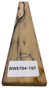 Preview: Griffbrett Weißes Ebenholz, 522x73x10mm, Einzelstück #197
