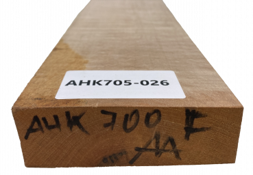 Preview: Hals Ahorn kanadisch leicht geflammt Einzelstück #705-026