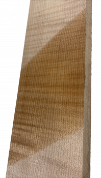 Preview: Hals Ahorn, geflammt, Caramel, 725x110x30mm Einzelstück #288