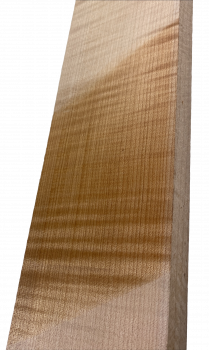 Preview: Hals Ahorn, geflammt, Caramel, 714x110x30mm Einzelstück #289