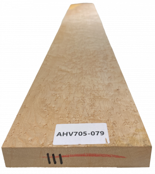 Preview: Hals Vogelaugenahorn, 1180x145x25mm, Einzelstück #079