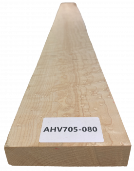 Preview: Hals Vogelaugenahorn, 720x110x26mm, Einzelstück #080
