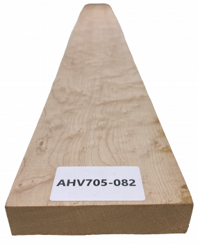 Preview: Hals Vogelaugenahorn, 720x110x26mm, Einzelstück #082