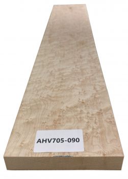 Preview: Hals Vogelaugenahorn, 720x130x26mm, Einzelstück #090