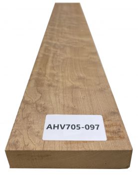 Preview: Neck Bird's Eye Maple, Carmel, 720x105x23mm, Unique Piece #097