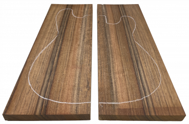 Preview: Top Ovangkol AA Rift , 2-tlg. 22 mm - FSC®100%