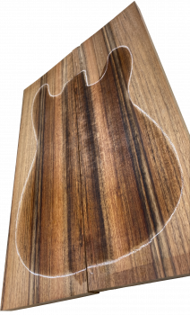 Preview: Top Ovangkol AA Rift , 2-tlg. 22 mm - FSC®100%