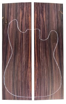 Preview: Top Palisander indisch AA, 8mm, 2-tlg. bookmatched