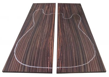 Preview: Top Palisander indisch AA, 8mm, 2-tlg. bookmatched