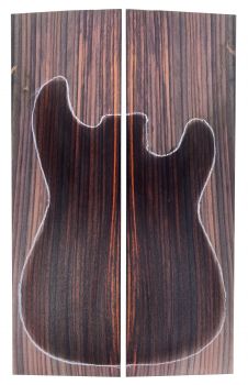 Top Palisander indisch AA, 8mm, 2-tlg. bookmatched