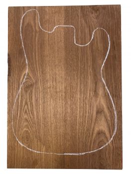 Body Swamp Ash AA Premium, 2 pcs., HD, edge-glued