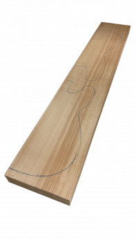 Body European Spruce, quartersawn AA, 2-pcs. - FSC®100%