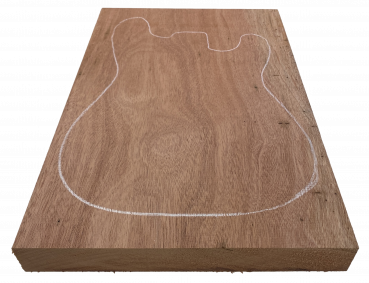 Preview: Body Khaya Mahagony A Standard Grade, 36mm, 1-pc.