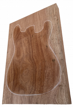 Preview: Body Khaya Mahagony A Standard Grade, 36mm, 1-pc.