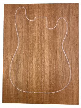 Preview: Body Mahagoni Swietenia  AA select, MD,  2-tlg. verleimt