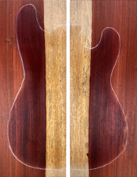 Preview: Body Padouk rot mit Splint Premium AA,  2-tlg. - FSC®100%