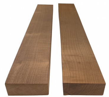 Preview: Hals Ahorn, europ. A schlicht mit Punktästen, "Schoko" 720x100x45mm
