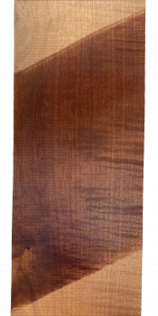 Preview: Hals Ahorn, europ. geflammt AA "Schoko" 720x85x45mm