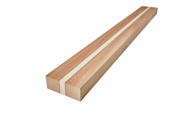 Hals 7-teilig verleimt und gehobelt, Holzarten nach Wunsch