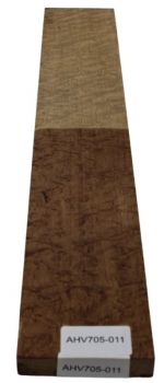 Neck Bird's Eye Maple half-/quarter-sawn roasted "Caramel"  Unique Piece #011