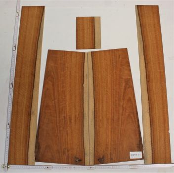 Back & Sides and Headstock veneer African Koa Unique Piece #011