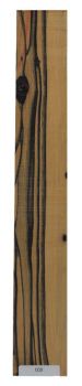 Fretboard Royal White Ebony 526x76x12mm, Unique Piece #006