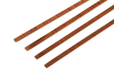 Ränder Mahagoni Swietenia geriegelt, 1 Satz = 4 St. 820x3x6mm