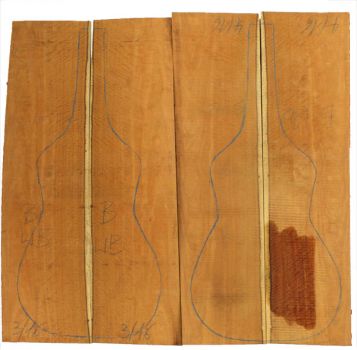 Soundboard, Back & Sides African Koa Prime AA - WB