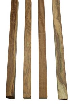 Flötenkantel Chechen, karib. Rosenholz, 400x40x40mm