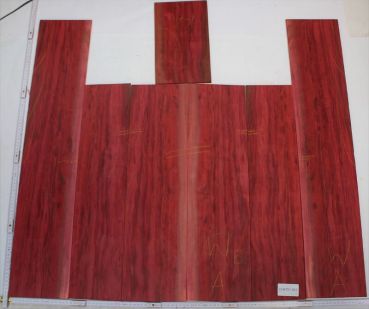 Back & Sides Red Heart AA with sapwood, Western 4-pcs. back Unique Piece #010