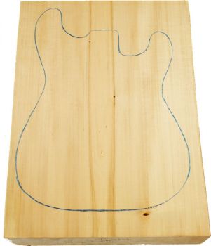 Body Europ. Basswood, Standard grade A, 49mm