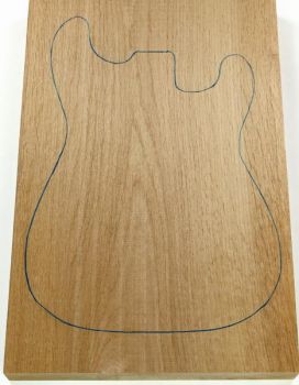 Body American Red Alder Prime AA, 1-pc. for Guitar