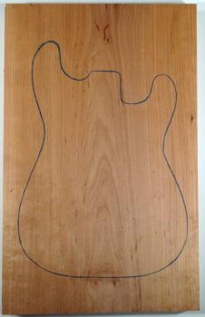 Body Europ. Red Alder, Prime AA, 1-pc.