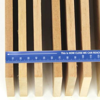 Board Cedro rough sawn  5 x 75 x 400-1150mm