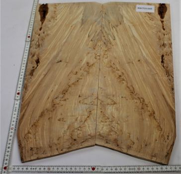 Top Karelian Birch, figured AAA, 2-pcs. Unique Piece #005