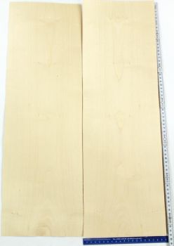 Veneer for Bodies Sycamore / Maple, 2-pcs. bookmatched, 2-pcs.