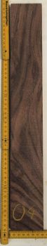 Griffbrett Nussbaum, amerikanisch  490 x 65 x 15mm  Einzelstück #004
