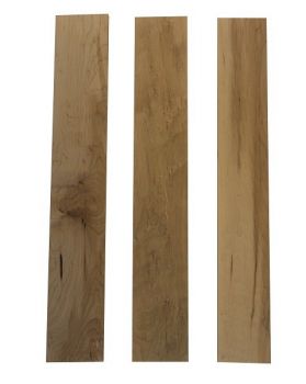 Fretboard Hard Maple, plain, "character" - brown-white 510x75x10mm
