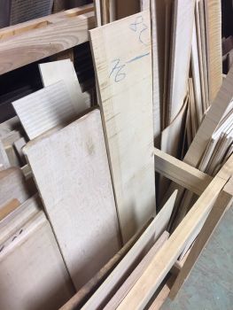 Verschiedene Holzarten für Inlay- Dekupiersägearbeiten 2-5mm - 1kg
