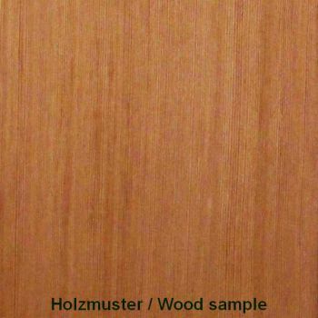 Reifchenholz Rotzeder / Western Red Cedar, 1 Satz = 4 Stück 820x4x20mm