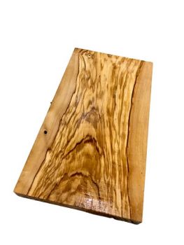 Olive wood olive set of 2 cutting boards planks 32 x 22/17 x 2.5cm
