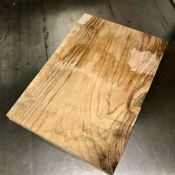 Olive wood olive set of 2 cutting boards planks 32 x 22/17 x 2.5cm