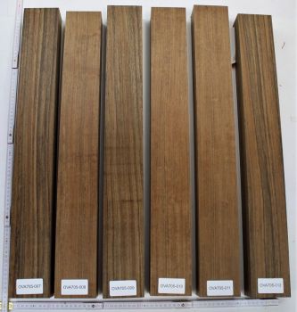 Neck Ovangkol, half quarter-sawn  690 x 90 x 60mm Unique Piece #011