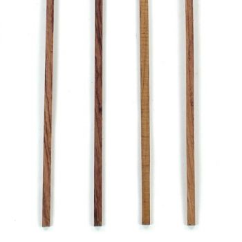 Binding Wood Granadillo / Caribbean Rosewood, 1 set = 4 pcs. 820x3x6mm