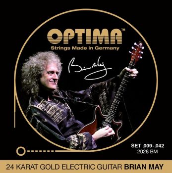 Gitarrensaiten E-Gitarre 24K GOLD STRINGS 'Brian May'
