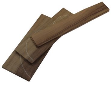 Set Walnut, European for Baritone Ukulele AA - FSC®100%