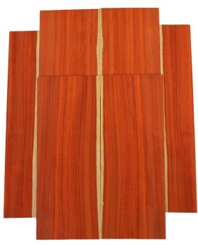 Set Padouk, red with sapwood for Concert Ukulele - FSC®100%